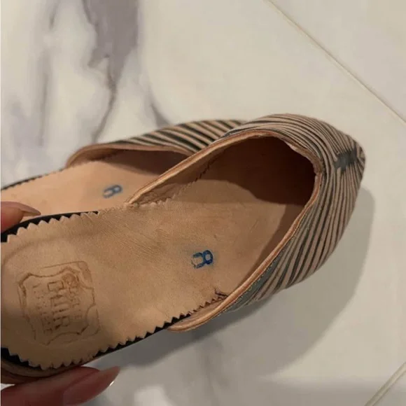 Handmade Morocco  leather Mules - Picture 2 of 3